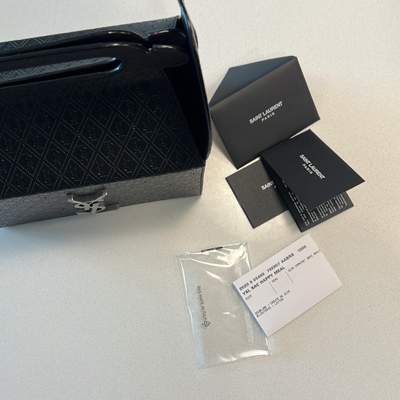 Saint Laurent TAKE-AWAY BOX IN LEATHER - Picture 12 of 17